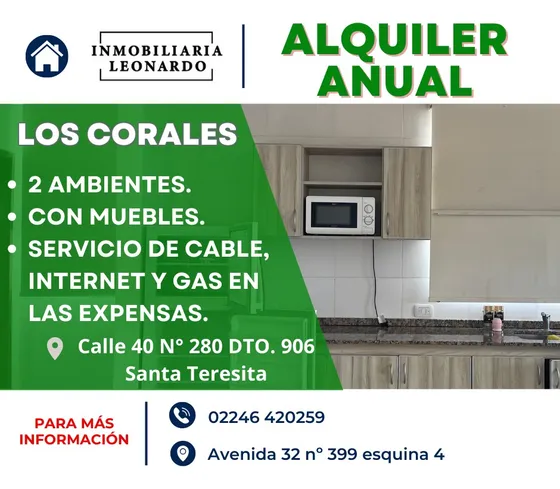 Alquiler Anual 2 Ambientes