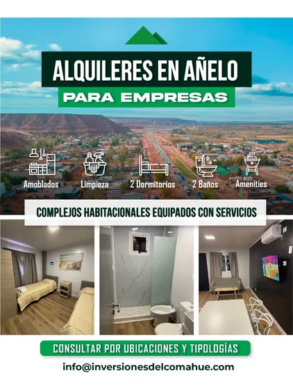 Complejos Habitacionales Con Servicios. Exclusivos Para Empresas. Añelo, Vaca- Muerta