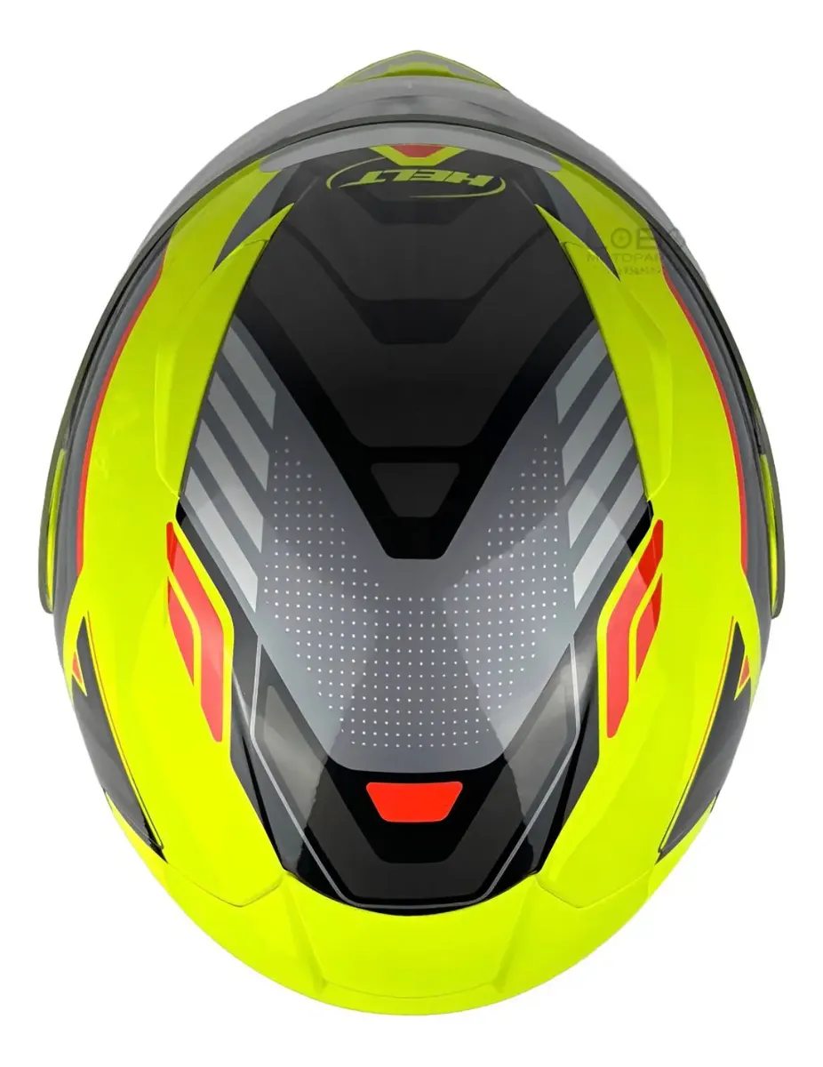 Capacete Helt Escamoteável Hippo Glass Titanium Óculos Solar — foto 7