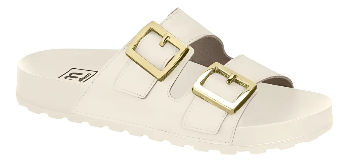 Chinelo Feminino Moleca Papete Birken Fivela Moda Original