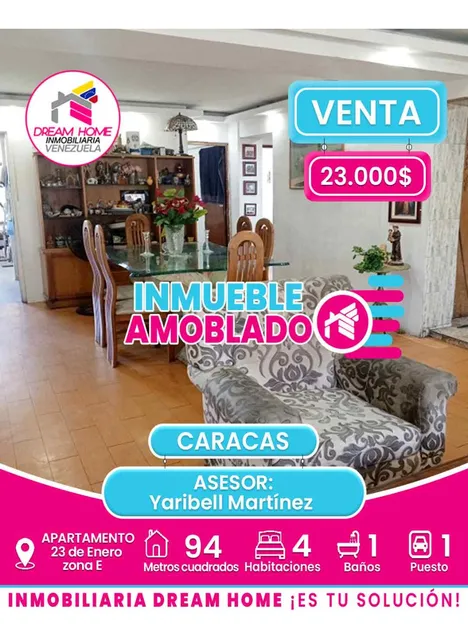 Apartamento En Venta 23 De Enero Zona E - Caracas.
