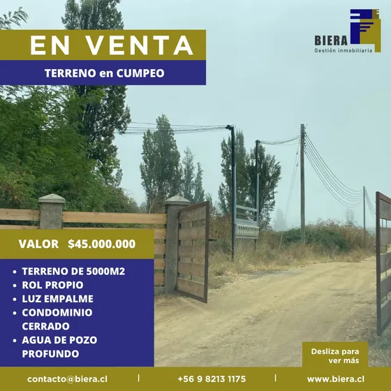 Excelente Terreno Lugar Tranquilo