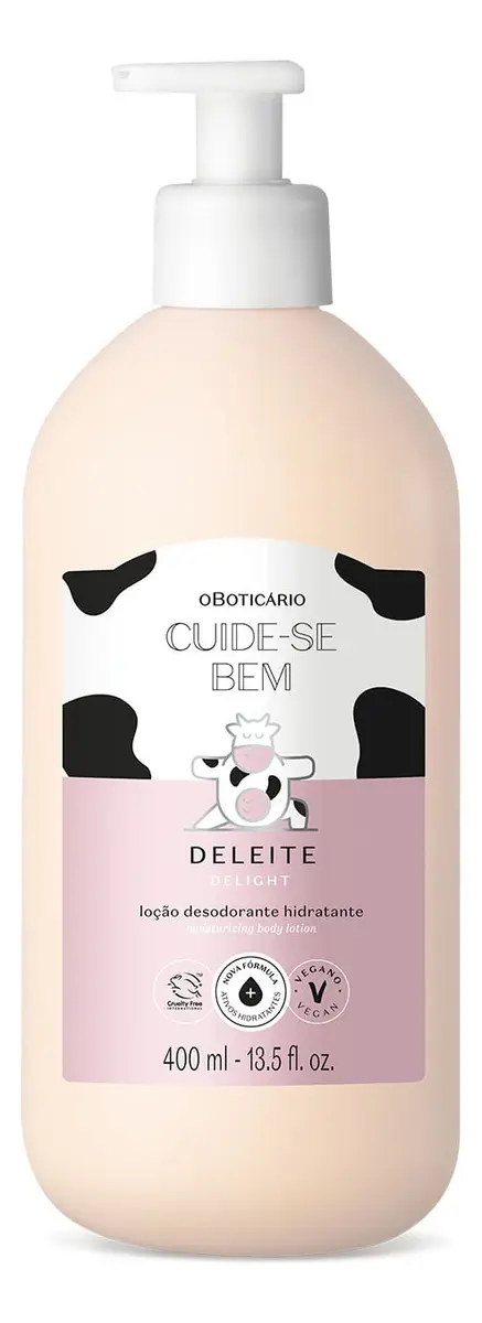 Loção Desodorante Hidratante Corporal Cuide-se Bem Deleite 400ml