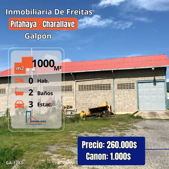 Venta O Alquiler De Galpón En Charallave.