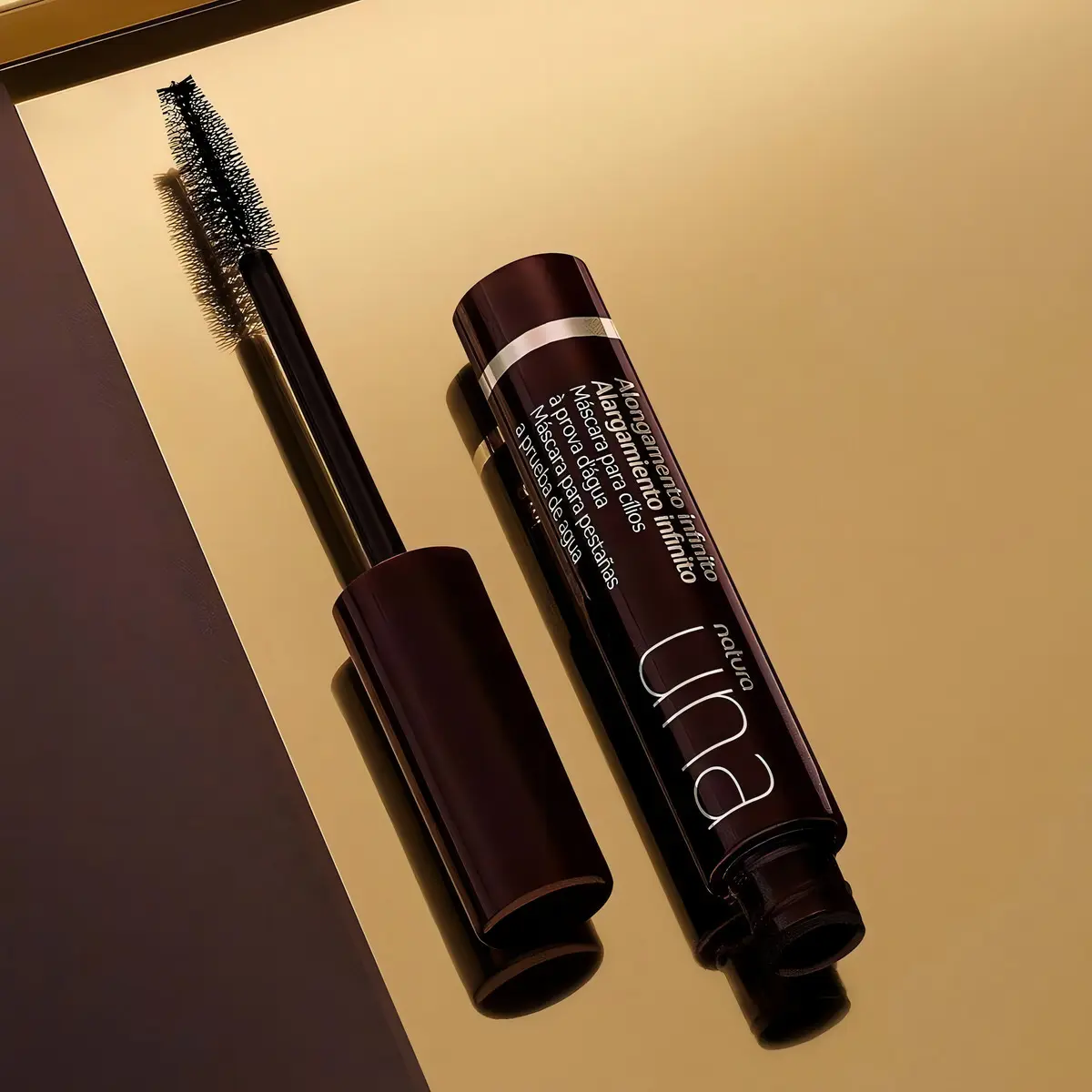 Máscara para Cílios de Alongamento Infinito à Prova D’água Natura Una 8ml