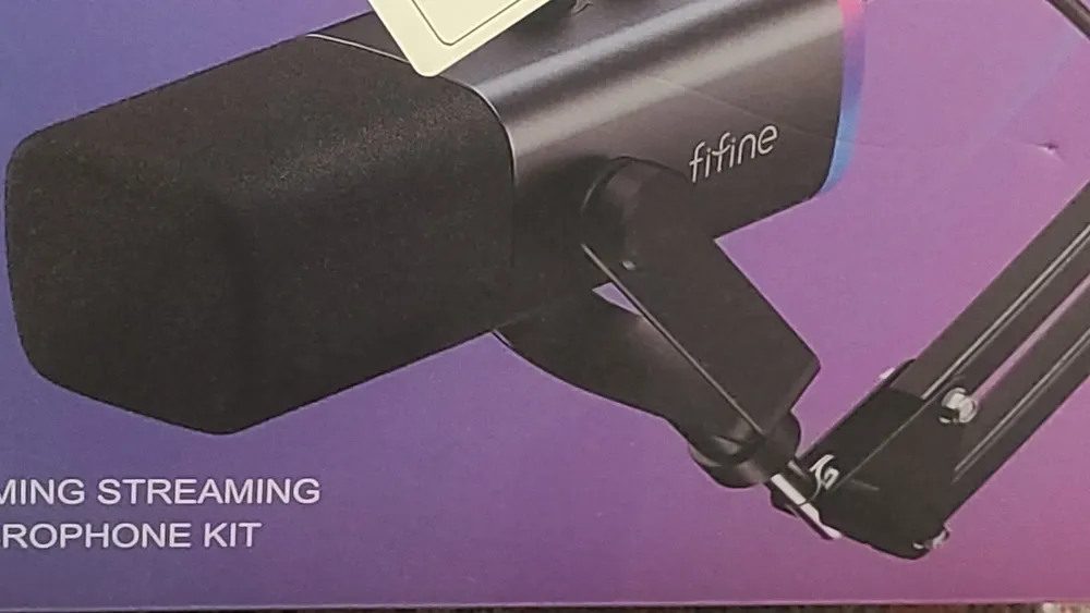 Foto del micrófono compartida por un comprador