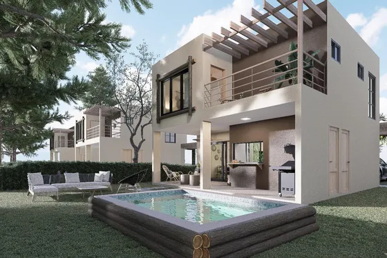 Villas 2 Niveles 3 Habitaciones