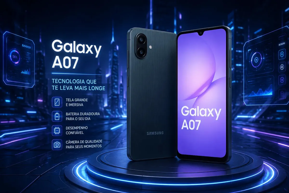 Samsung Galaxy A07 128gb 4gb Ram Preto