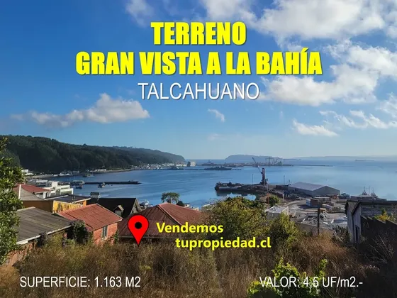 Terreno Talcahuano - Gran Vista A La Bahía