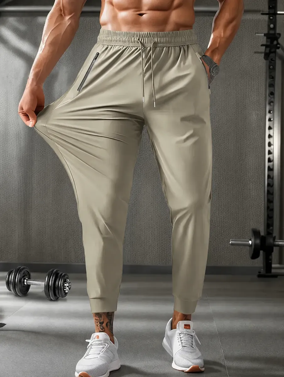 Calça Dry Fit Masculina Tecnológica Poliamida Com Elastano