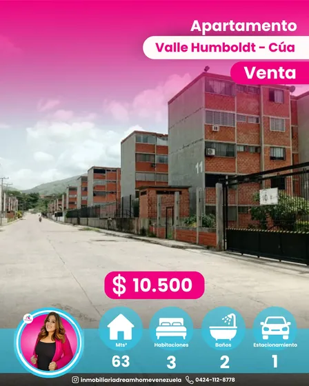 Apartamento En Venta Valle Humboldt - Cúa