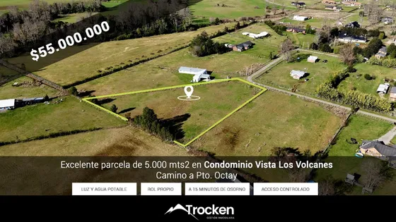 Hermosa Parcela En Condominio Vista Los Volcanes