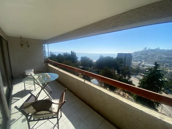 Dpto 2d+2b+est Vista Despejada Al Mar Jardín Del Mar Amoblad