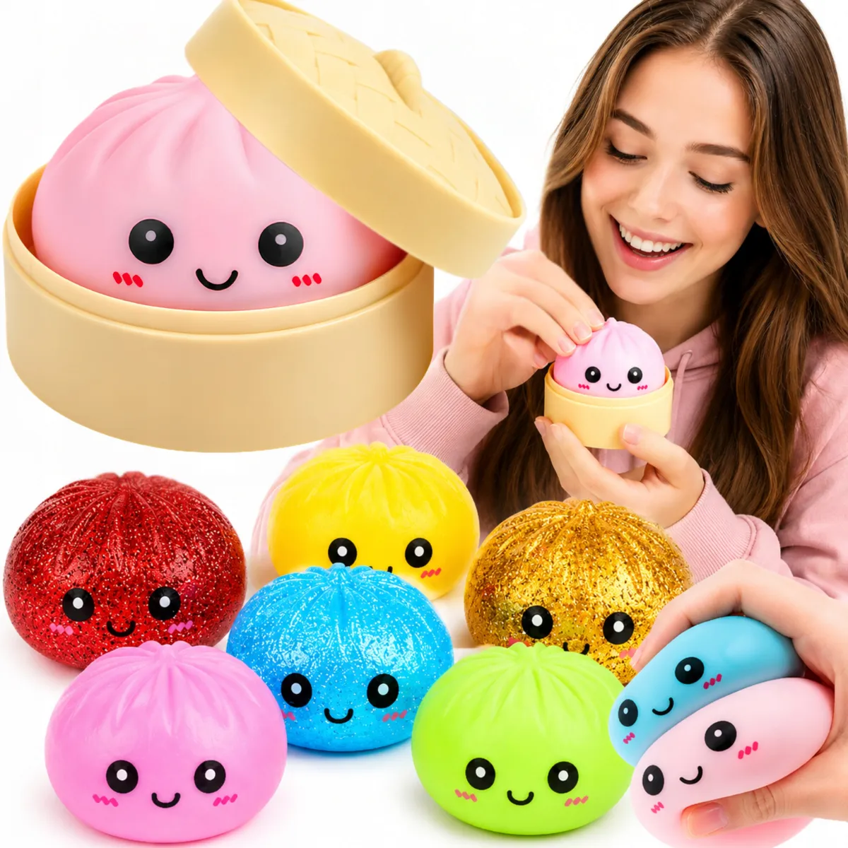 Squishy Surpresa Brinquedo de Apertar Colecionável — foto 4