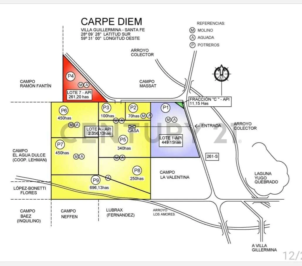 Venta De Establecimiento  Rural- Campo En Villa Guillermina Santa Fe