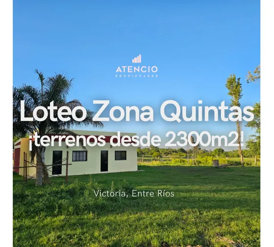 Venta - Lotes En Zona Quintas Ruta 11 -  Gran Ubicación - Desde 19000 Dólares- Victoria Entre Ríos
