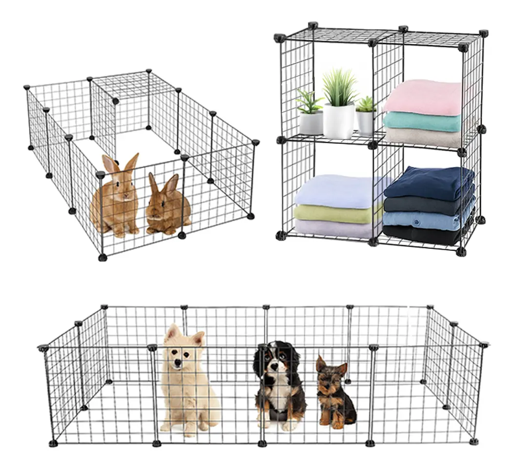 Corral Portátil Gadnic Espacio Modular para Mascotas