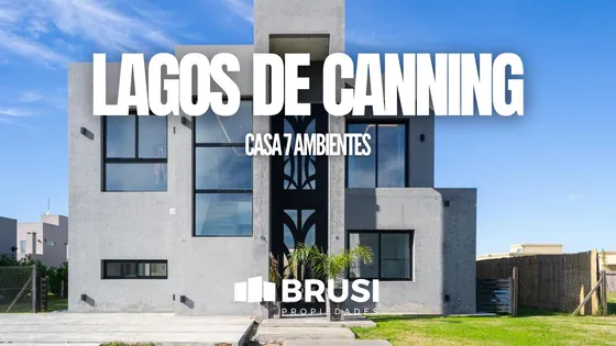 Casa Premium En Dos Plantas En Lagos De Canning Con Piscina Y 7 Ambientes