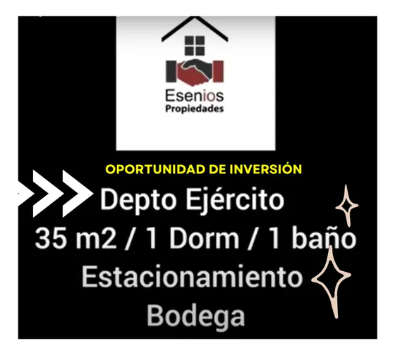Depto Metro Toesca Ejército Mejor Inversión C Estac Y Bodega