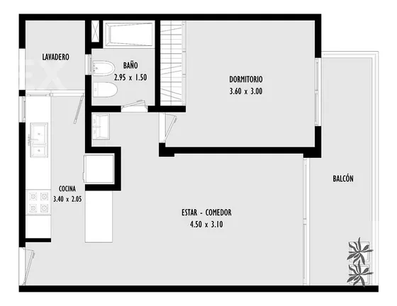 Departamento De Un Dormitorio A Estrenar En 47 E/ 17 Y 18 - La Plata