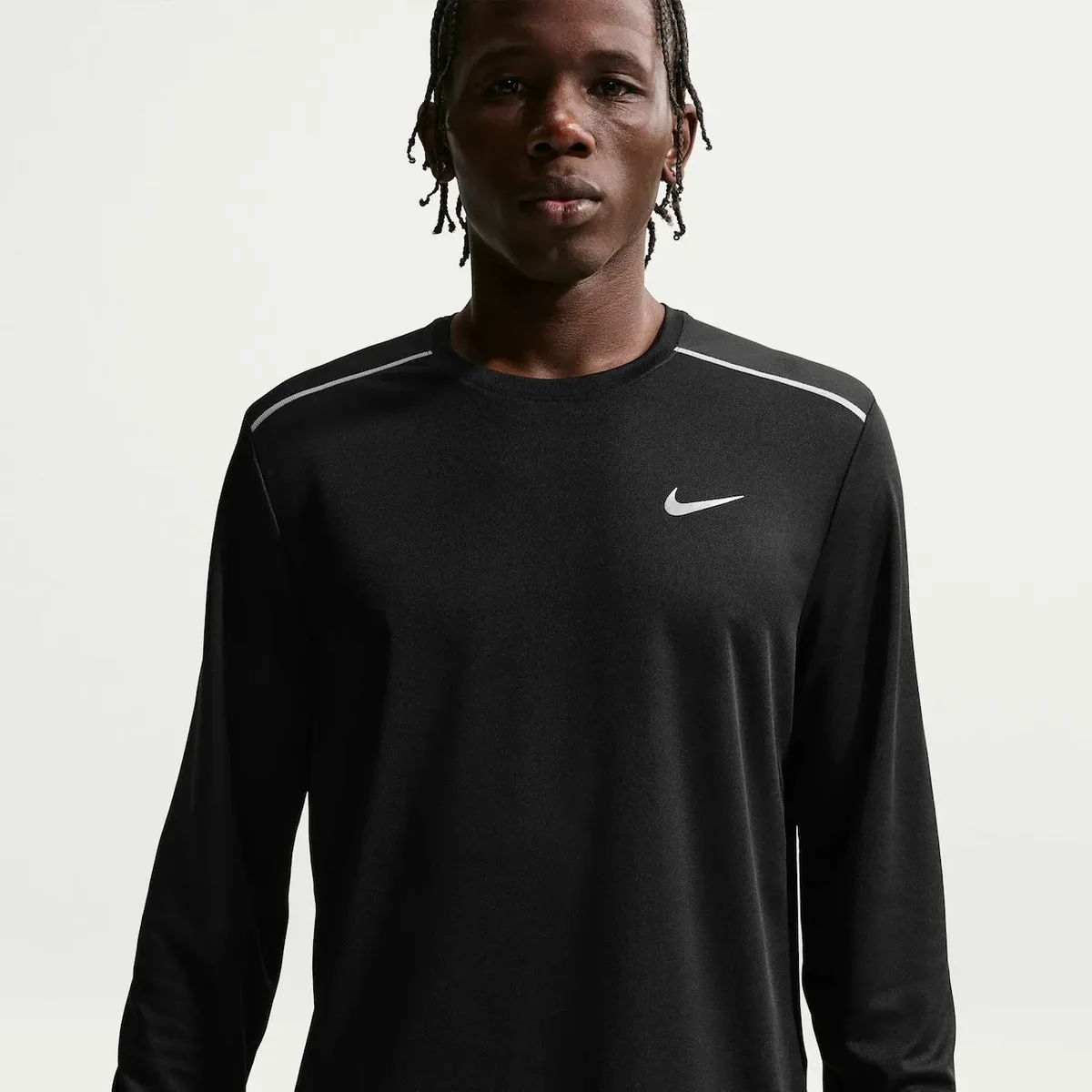 Camiseta Dri-fit Nike Manga Longa Uv Miler Masculina
