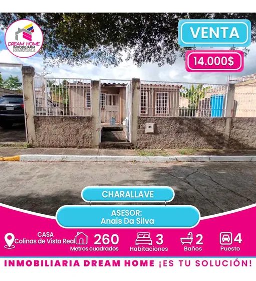 Casa En Venta  Colinas De Vista Real - Charallave 