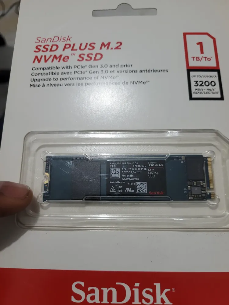 Ssd M.2 1tb Sandisk Plus Nvme 2280 | MercadoLivre