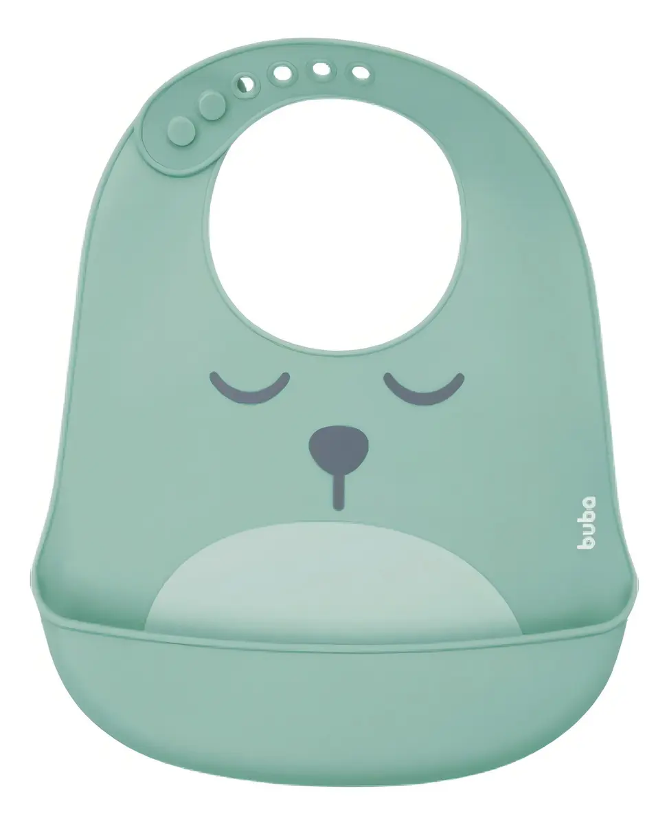 Babador de Silicone com Pega Cata-Migalhas