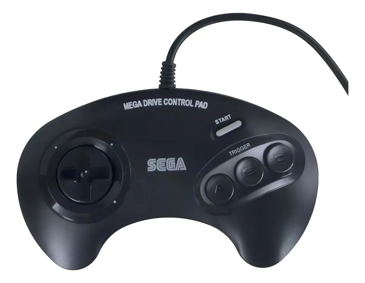 Console Sega Mega Drive Tectoy Preto + Joystick + 22 Jogos Clássicos