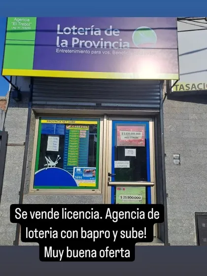 Licencia Agencia Loteria 