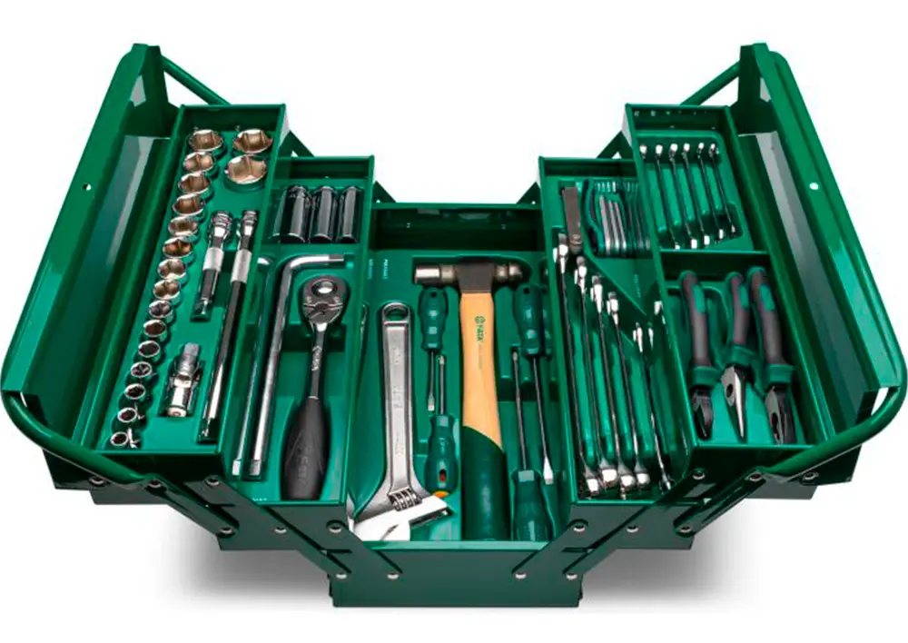 Caixa de Ferramentas Completa 70 Peças 5 Gavetas SATA (ST95104A70-6)