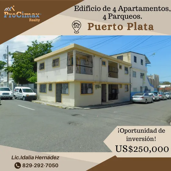 Edificio De Apartamentos En Venta Ubicado En Puerto Plata.