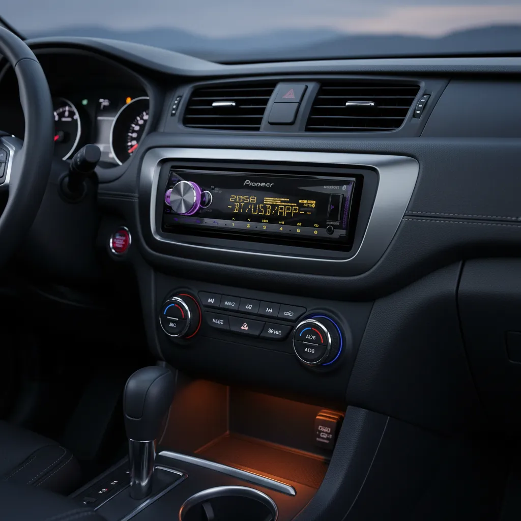 Som Automotivo Pioneer Mvh X3000bt Com Usb E Bluetooth E Radio Preto - Imagem 4