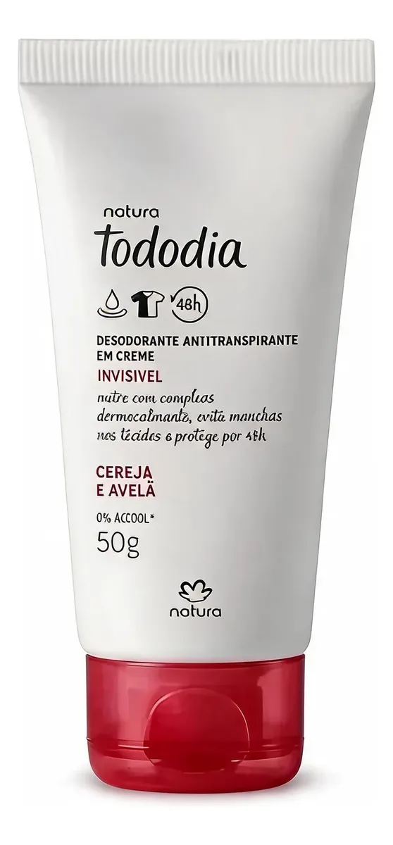 Desodorante Em Creme Tododia Cereja E Avelã 50g