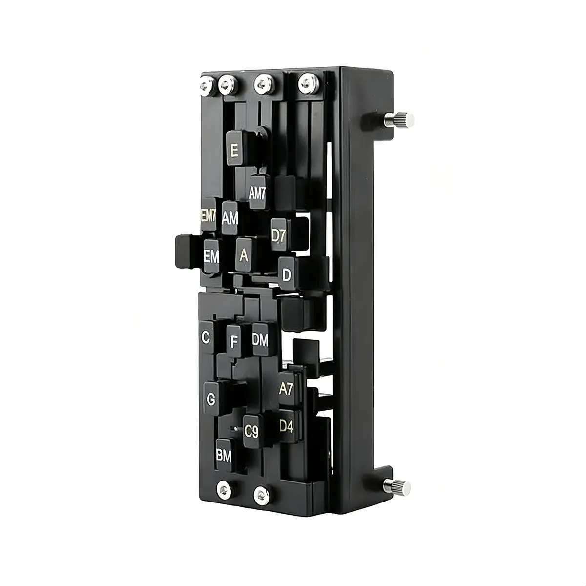 Assistente De Acordes Guitarra Troca Rápida Duplo Preto