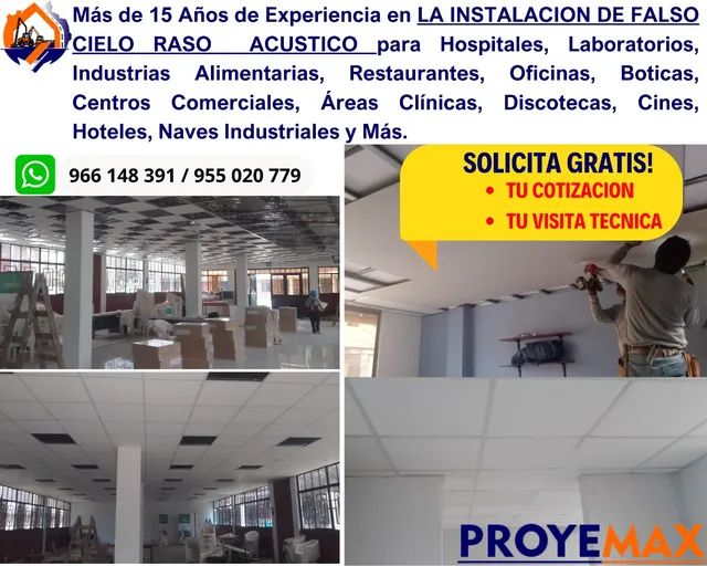 Instalacion-cielo-raso-baldosas-fibra Mineral-vinílica-pvc