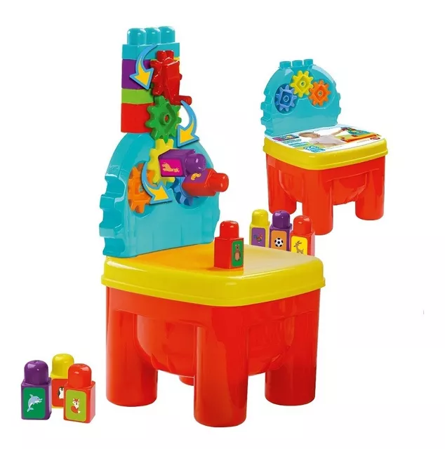 Baldinho com Blocos Pecinhas Lego de Montar Brinquedo Infantil 66 peças