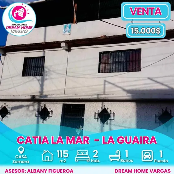 Casa En Venta  Catia La Mar. Zamora  La Guaira 