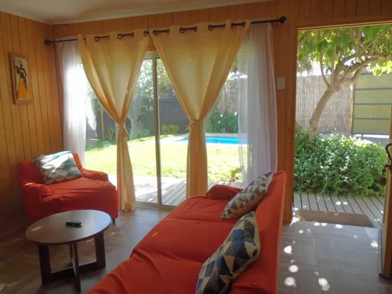 Arriendo Casa Olmué, Amoblada Y Equipada, 2d 2b, Piscina.