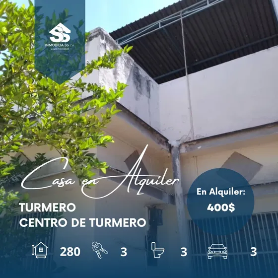 Se Alquila Casa Perfecto Para Local En Centro De Turmero