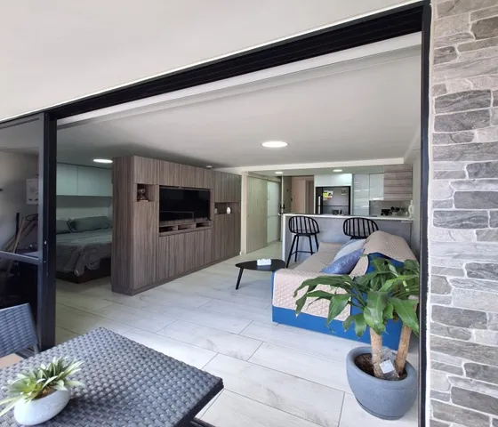 Alquiler De Apartaestudio En La Flora Amoblado Alto Living