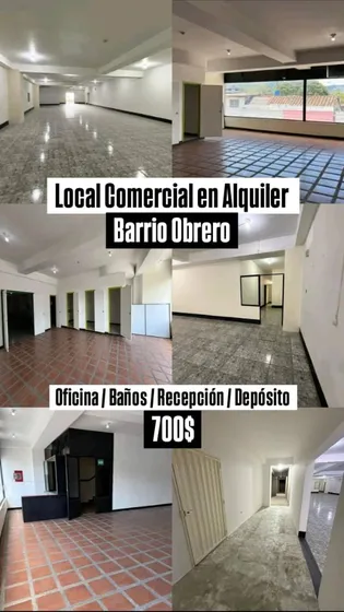Mile/alquiler De Amplio Local Comercial Piso 1 Barrio Obrero