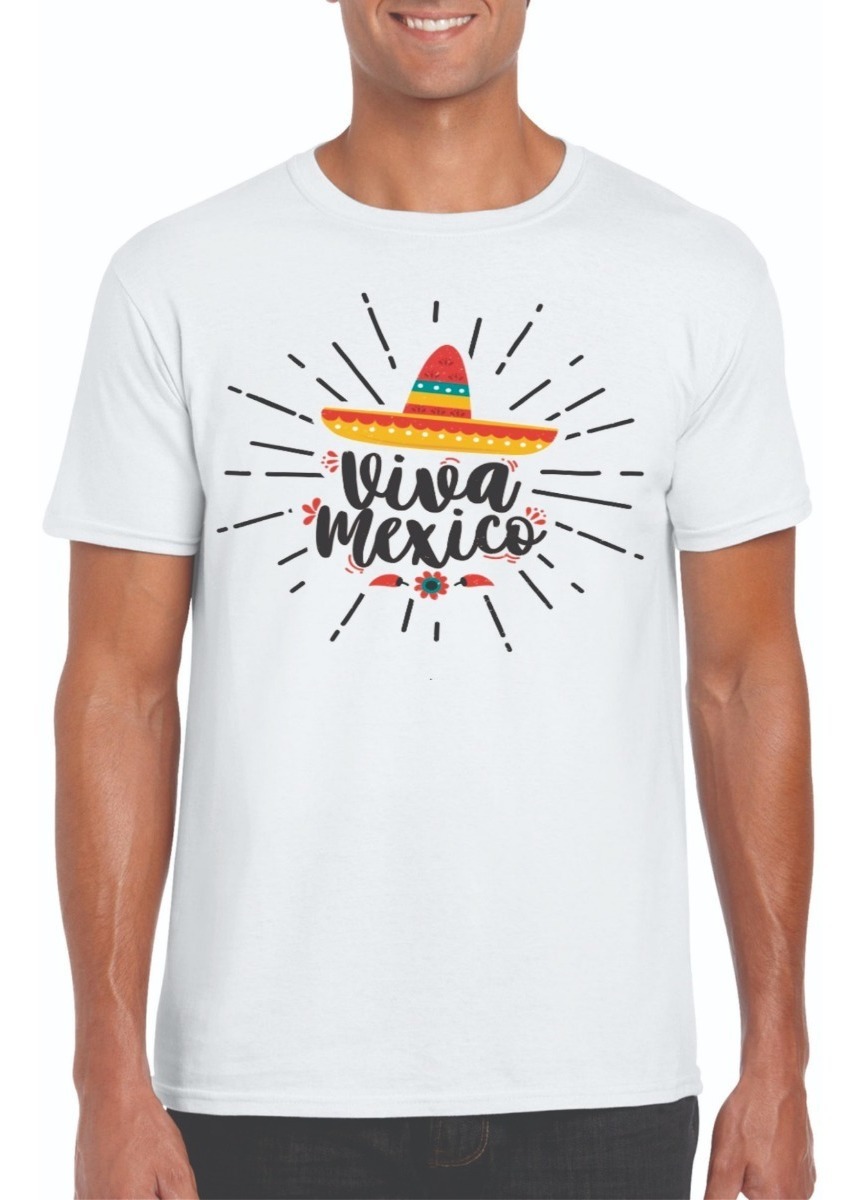 Playeras De Viva Mexico Playera Viva México Llamativo Día De La Independencia Fiestas Patrias