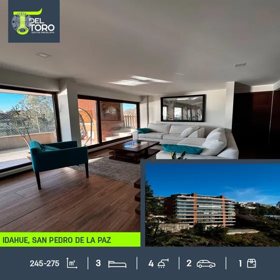 Departamento En Venta De 3 Dorm, Idahue San Pedro De La Paz