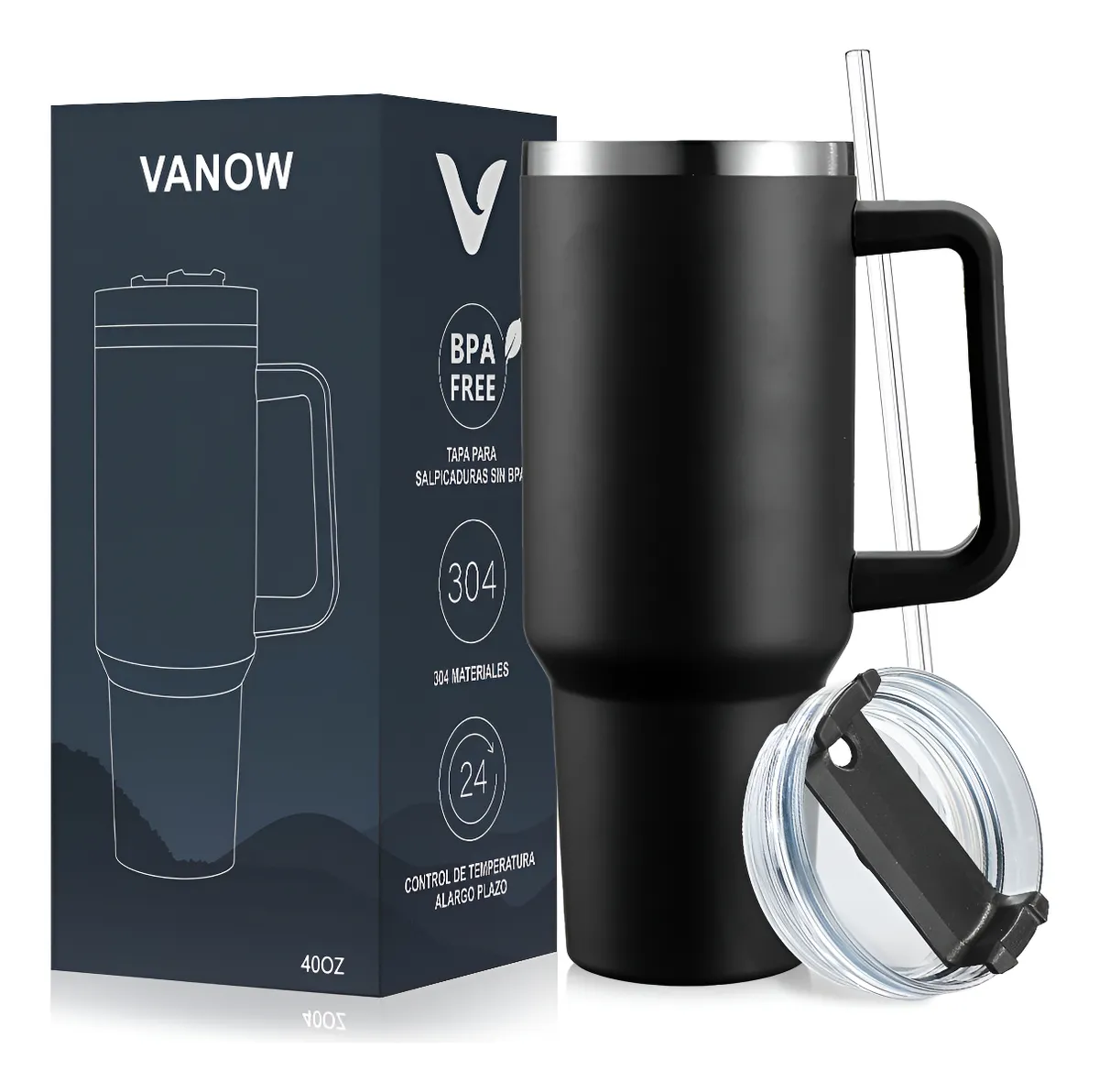 Vaso Térmico De 40oz Acero Inoxidable