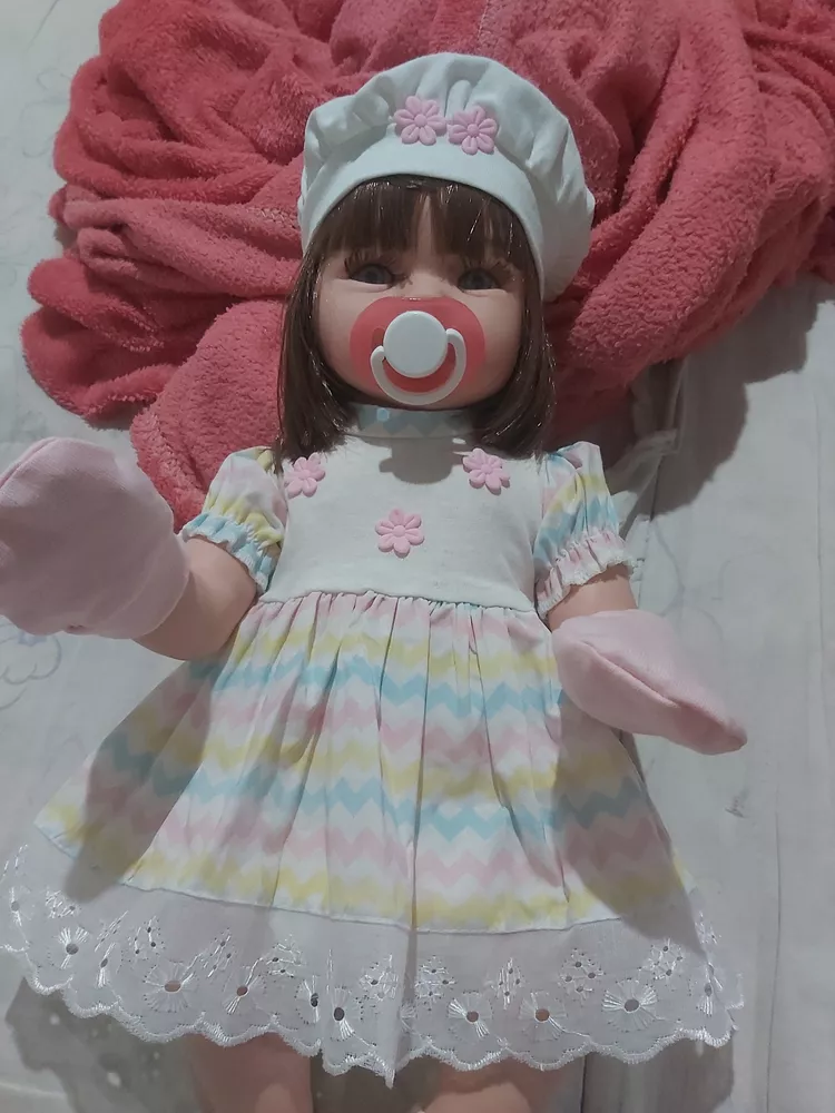 Bebê Reborn Boneca Menina Realista Pode Dar Banho E Itens - Purificar  Comercio