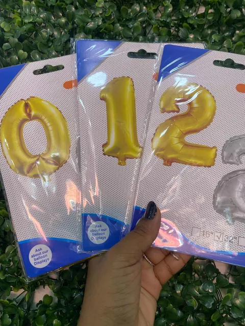 Balões De Números