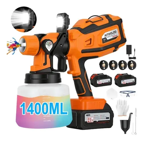 Pistola de Pintura Elétrica Portátil 1400ml — foto 2
