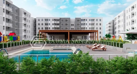 Arriendo Departamento 2d-1b En Condominio Marconi De Temuco
