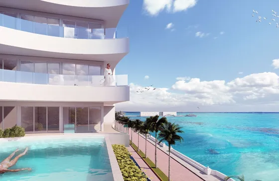 Penthouse Frente Al Mar, Alberca Común, Cine, Pre-construcción, Malecón, Cozumel